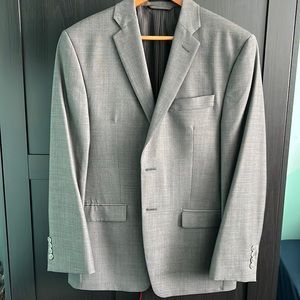 Grey Calvin Klein blazer slim fit